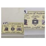 American Certified Bullion 99.9 Pure Platinum