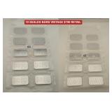 Lot Of 10 Sunshine Minting .999 Silver Bars