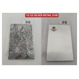 KRAMPUS ART BAR .999 FINE SILVER BULLION CARD