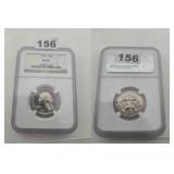 1970 D WASHINGTON QUARTER NGC MS65 UNCIRCULATED
