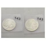 Buffalo Indian Head .999 Fine Silver Round