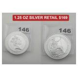 2021 ST. HELENA UNA AND THE LION SILVER COIN