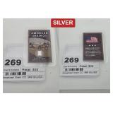 AMERICAN GRAIN CO .999 FINE SILVER ART CARD
