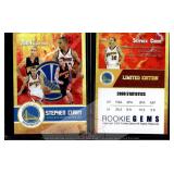 Stephen Curry 2009 Rookie Gems Gold Rookie