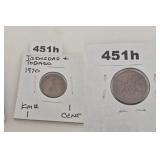 1970 Trinidad and Tobago Copper 1 Cent Coin