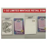 50 YEARS OF HIP-HOP 1 OZ SILVER .999 FS CARD