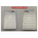 Royal Canadian Mint 10 oz .9999 Fine Silver Bar
