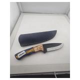 Custom Skinner Hunting Knife Leather Sheath