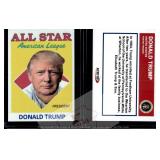 Donald Trump 1988 Topps Style Baseball Card
