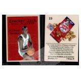 Michael Jordan Cracker Jack Promo Card
