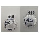 Donald J. Trump 45th President 1oz Silver Coin