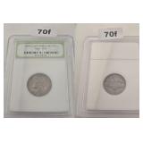 1938-1976 Jefferson Nickel INB Slabbed Coin
