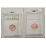 1960 Lincoln Penny INB Slabbed Copper Coin