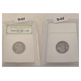 INB Slabbed Indian Head Buffalo Nickel Copper