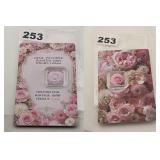 Rose Flower .999 Copper Bullion Art Bar Card