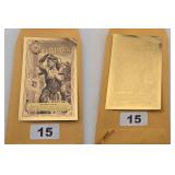 Idaho 1/4 Goldback 1/4000 Troy Oz 24K Gold 15