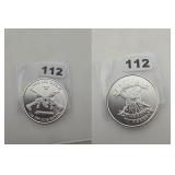 Molon Labe Come and Take It 1 oz .999 Silver