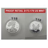 2012-W American Silver Eagle Proof Coin .999