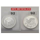 2026 Low Mintage .999 Silver 250 Years Rare