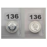 2022 St. Helena Silver Guinea .999 Proof Coin