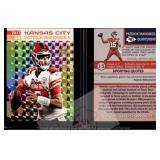 Patrick Mahomes 2017 Gold Prizm Rookie Card