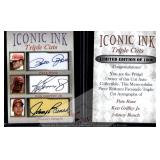 Iconic Ink Rose Griffey Bench Facsimile Autos
