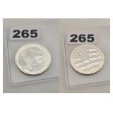 Golden State Mint Eagle Flag .999 Fine Silver