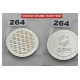 OPM METALS VINTAGE .999 FINE SILVER ROUND