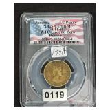 Jamaica 1/2 Penny PCGS WTC Recovery Copper Coin