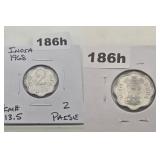 1968 India 2 Paise Aluminum Coin Collectible