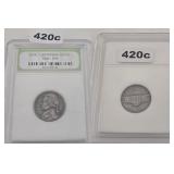 1959 Jefferson Nickel INB Graded Slabbed Coin
