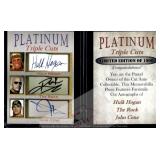 Plat Cuts Hogan Rock Cena Facsimile Autos