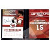 Mahomes 2017 Auto Express Rookie Fac Auto