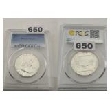 1963 Franklin Silver Half Dollar PCGS MS64