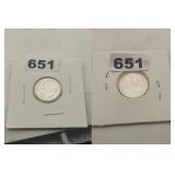 1964 Roosevelt Silver Dime Uncirculated Coin