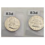 1963-D Franklin Silver Half Dollar Uncirculated