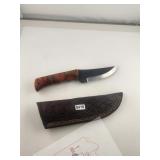 Handmade Fixed Blade Knife Leather Sheath $130