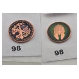 MOLON LABE SPARTAN HELMET .999 FINE COPPER