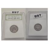 1950 Early Jefferson Nickel INB Graded Coin