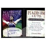 Simone Biles Platinum Cuts facsimile auto