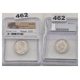 1960 Venezuela Silver 25 Centimos ICG Graded