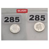 Liberty Head Flower .999 Fine Silver Round