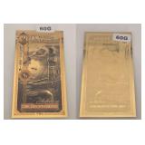 2025 Florida 2 Goldback 1/500 Oz 24K Gold Note