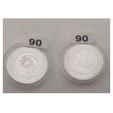 JM Bullion Eagle 1 Troy Ounce .999+ Silver Round