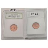 1974-P Lincoln Copper Cent INB BU Graded Coin