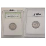 INB Graded Indian Head Buffalo Nickel Coin