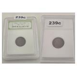 1936 Lincoln Wheat Cent Copper Coin INB Slabbed
