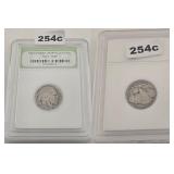 INB Graded Indian Head Buffalo Nickel Coin