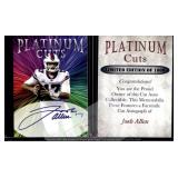 Josh Allen Platinum Cuts facsimile auto