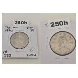 1990 TAIWAN 10 YUAN COPPER-NICKEL Y#553 COIN
